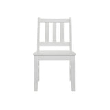 Elements International - KIDS 5PC TABLE AND CHAIR SET - White Wood - Dining Room Sets - Additional View 4