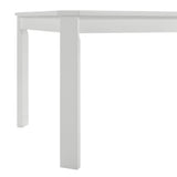 Elements International - KIDS 5PC TABLE AND CHAIR SET - White Wood - Dining Room Sets - Additional View 7