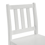Elements International - KIDS 5PC TABLE AND CHAIR SET - White Wood - Dining Room Sets - Additional View 8
