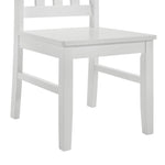 Elements International - KIDS 5PC TABLE AND CHAIR SET - White Wood - Dining Room Sets - Additional View 9