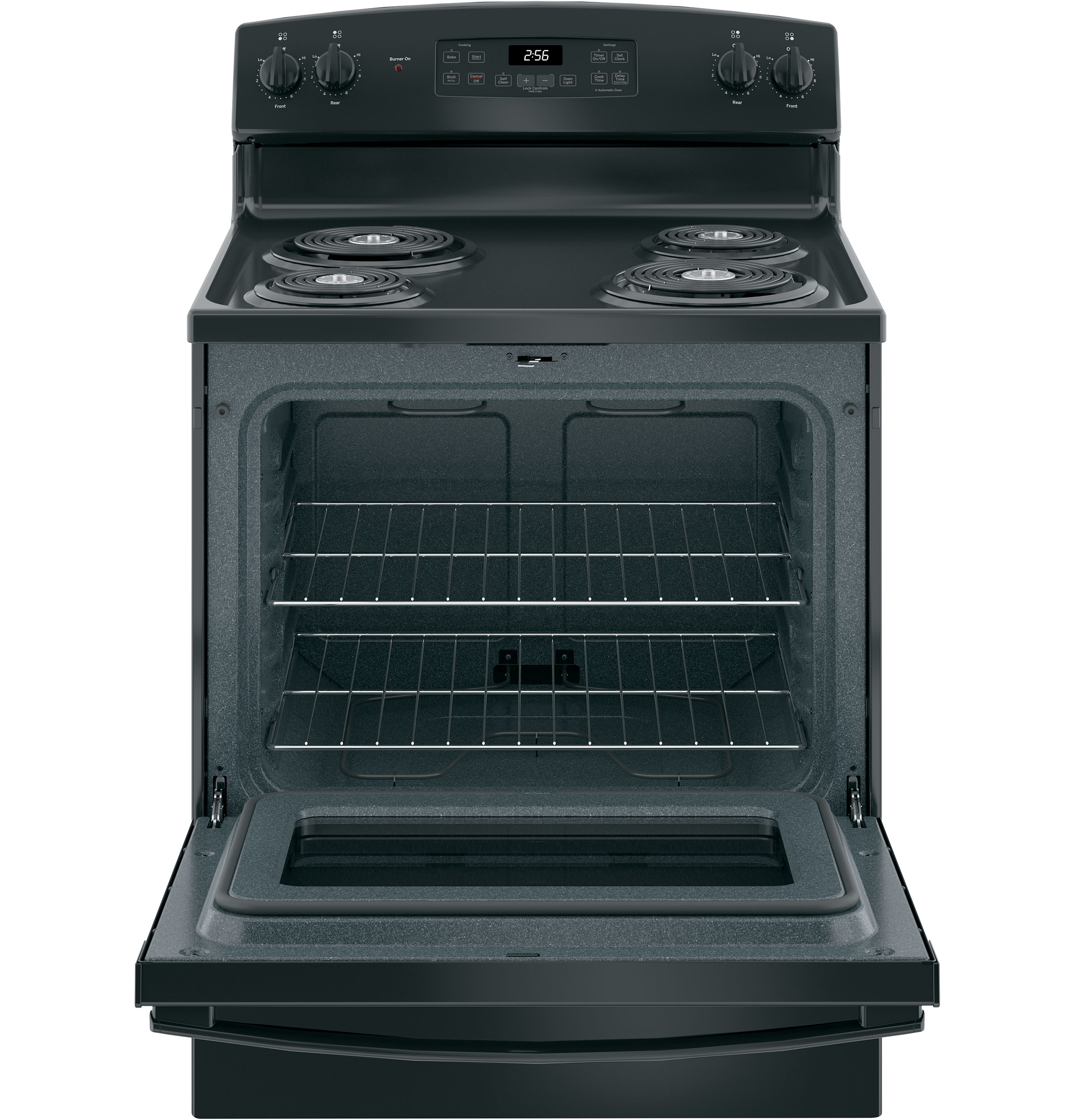 GE BLACK 5CU FREE-STANDING ELECTRIC RANGE - Ranges - Additional View 2