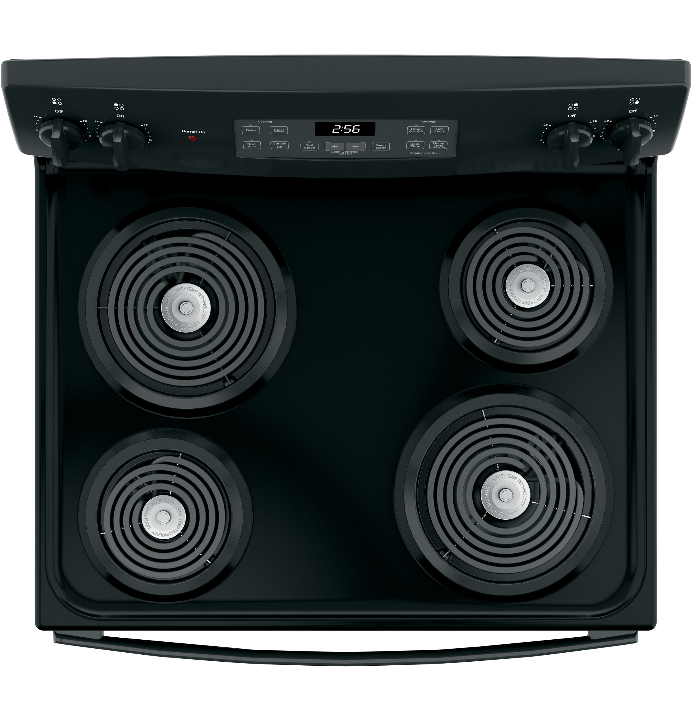 GE BLACK 5CU FREE-STANDING ELECTRIC RANGE - Ranges - Additional View 3