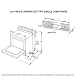 GE BLACK 5CU FREE-STANDING ELECTRIC RANGE - Ranges - Additional View 10