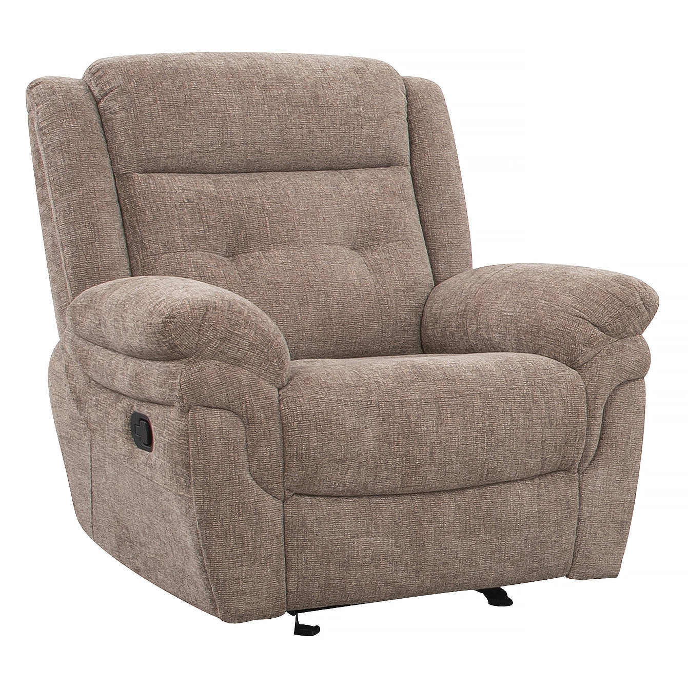 Steve Silver Furniture - SYDNEY GLIDER RECLINER - Light Brown Fabric - Chairs
