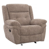Steve Silver Furniture - SYDNEY GLIDER RECLINER - Light Brown Fabric - Chairs
