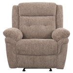 Steve Silver Furniture - SYDNEY GLIDER RECLINER - Light Brown Fabric - Chairs - Additional View 2