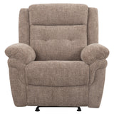 Steve Silver Furniture - SYDNEY GLIDER RECLINER - Light Brown Fabric - Chairs - Additional View 2