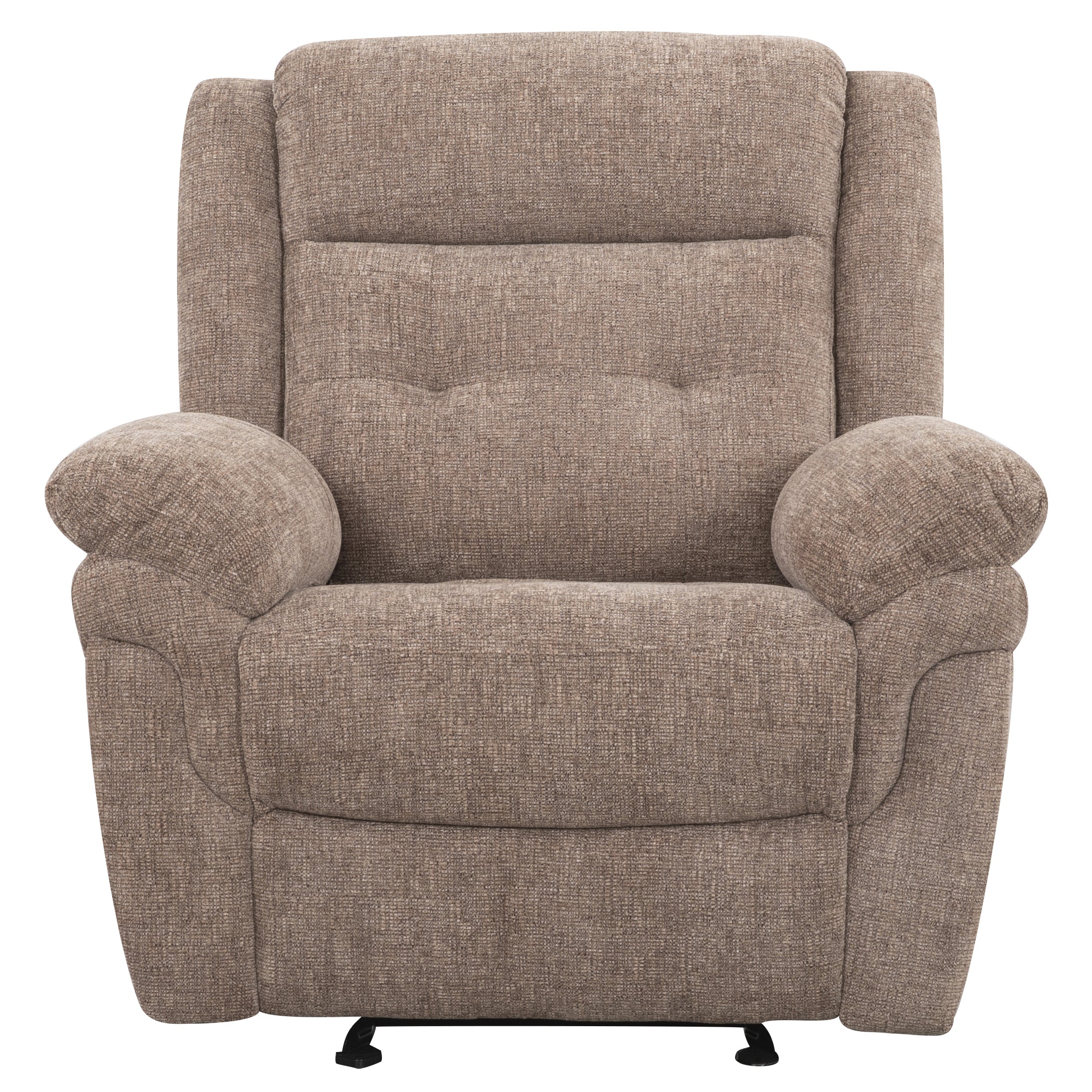 Steve Silver Furniture - SYDNEY GLIDER RECLINER - Light Brown Fabric - Chairs - Additional View 2