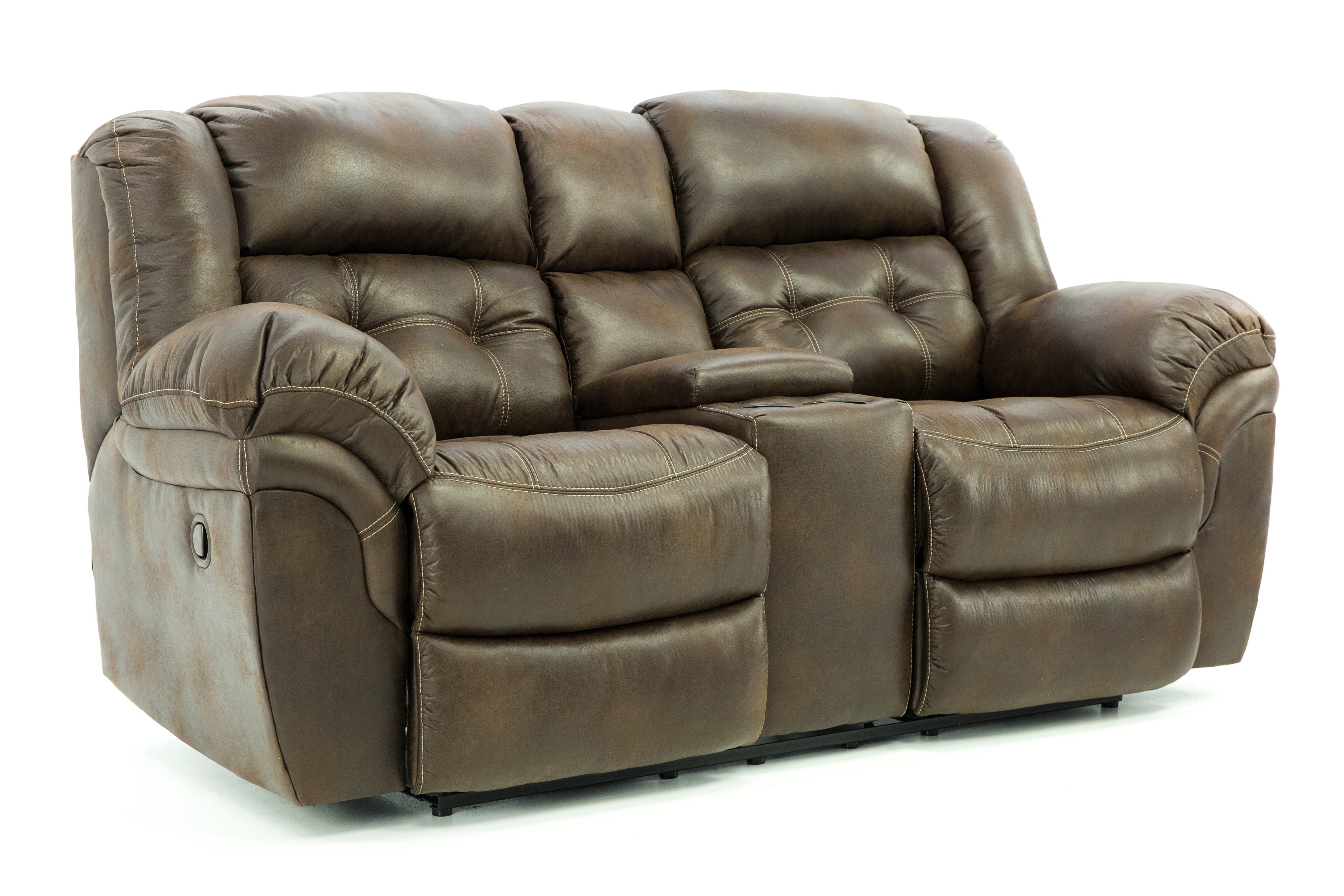 Haygen Reclining Loveseat With Console - Espresso - Additional View 1