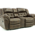 Haygen Power Loveseat With Console - Espresso - Additional View 1