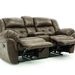 Haygen Power Loveseat With Console - Espresso - Additional View 2
