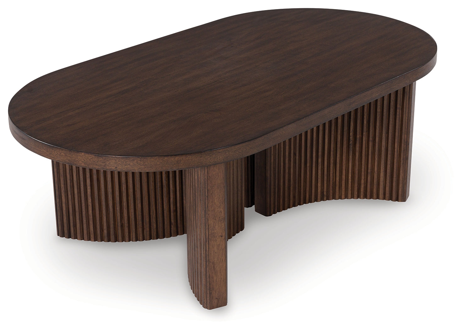 Ashley Furniture - KORESTONE COCKTAIL TABLE - Dark Brown Wood - Tables - Additional View 2