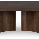 Ashley Furniture - KORESTONE COCKTAIL TABLE - Dark Brown Wood - Tables - Additional View 3