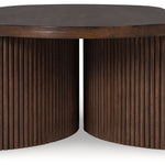 Ashley Furniture - KORESTONE COCKTAIL TABLE - Dark Brown Wood - Tables - Additional View 4