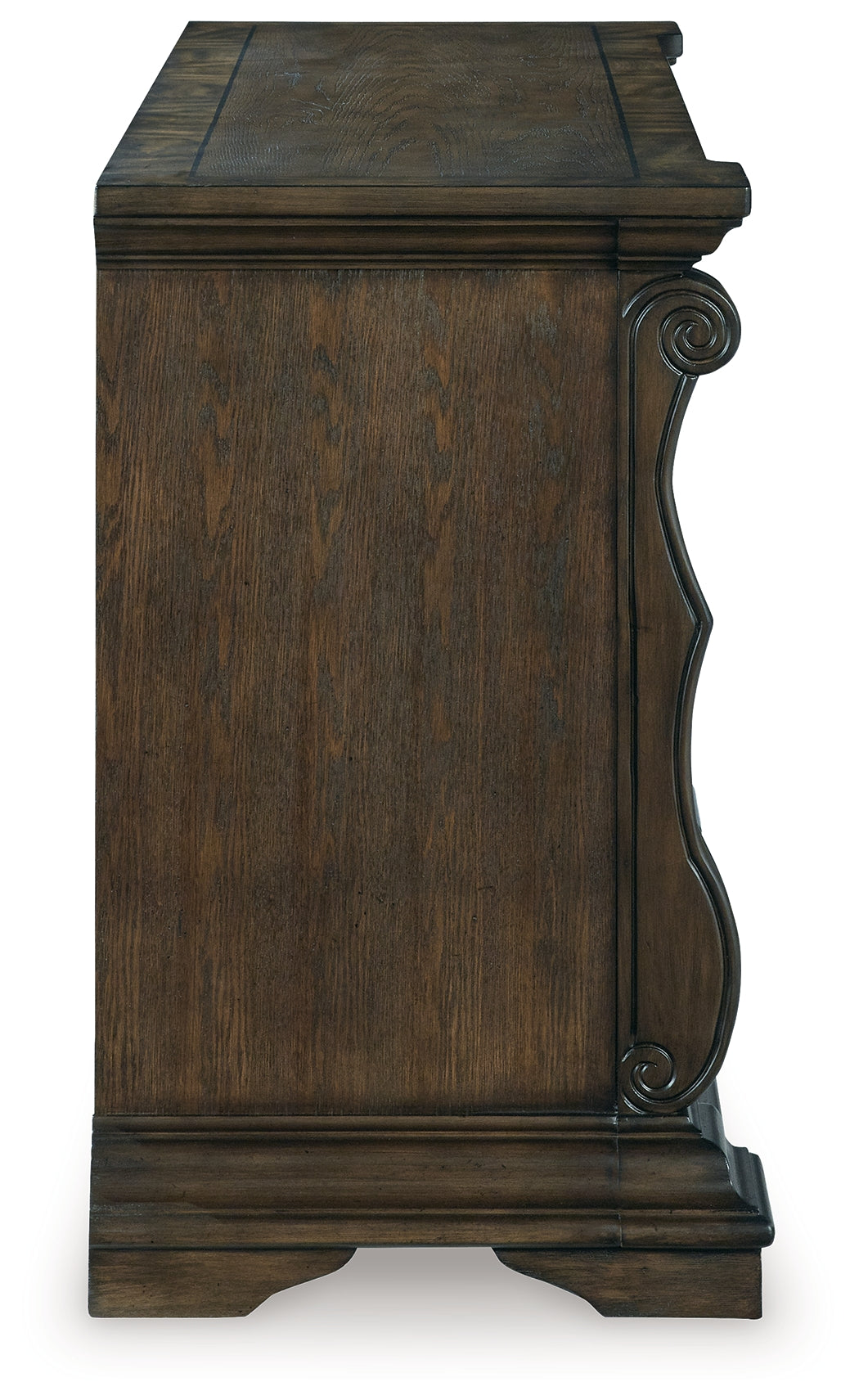 Ashley Furniture - Maylee Dining Buffet - Dark Brown Wood - Servers - Additional View 4