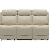 Adeline Leather Power Sofa - Pristine