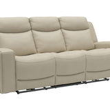Adeline Leather Power Sofa - Pristine - Additional View 1