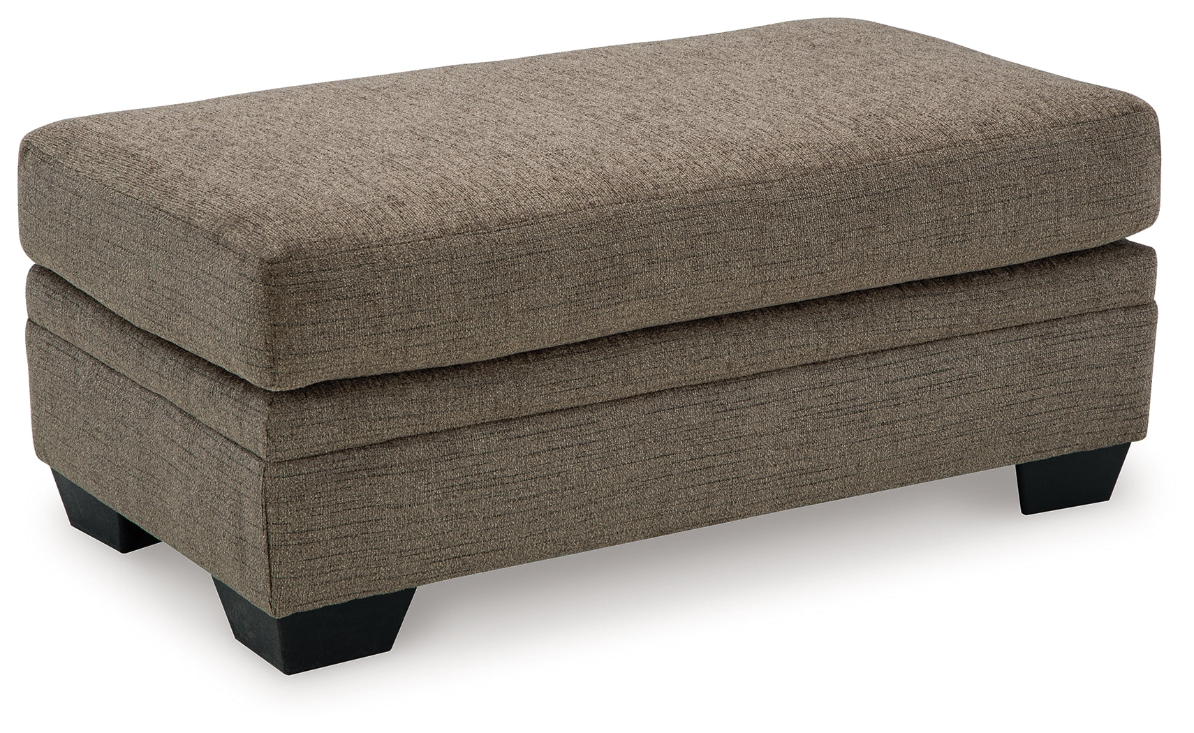 Ashley Furniture - Stonemeade Ottoman - Nutmeg - Dark Brown Fabric - Ottomans