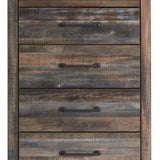 Ashley Furniture - Drystan Five Drawer Chest - Brown - Beige Wood - Chests - Additional View 2