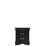 LOUIS PHILIP BLACK NIGHTSTAND