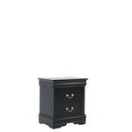 LOUIS PHILIP BLACK NIGHTSTAND - Additional View 1