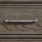 Elements International - KINGS COURT GREY DRESSER AND MIRROR - Dark Gray Wood - Dresser & Mirror - Additional View 4