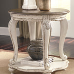 Ashley Furniture - Realyn Round End Table - Light Brown Wood - Tables - Additional View 1