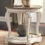 Ashley Furniture - Realyn Round End Table - Light Brown Wood - Tables - Additional View 1