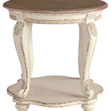 Ashley Furniture - Realyn Round End Table - Light Brown Wood - Tables - Additional View 2
