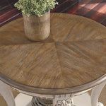 Ashley Furniture - Realyn Round End Table - Light Brown Wood - Tables - Additional View 5