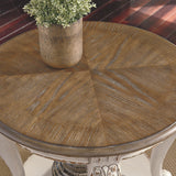 Ashley Furniture - Realyn Round End Table - Light Brown Wood - Tables - Additional View 5