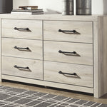 Ashley Furniture - Cambeck Dresser - White - Beige Wood - Dresser & Mirror - Additional View 1