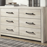 Ashley Furniture - Cambeck Dresser - White - Beige Wood - Dresser & Mirror - Additional View 1