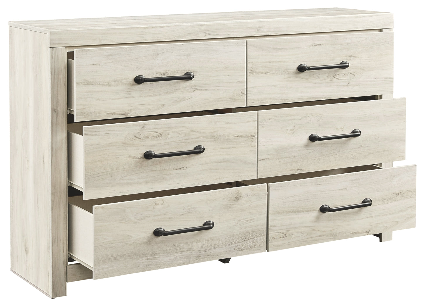 Ashley Furniture - Cambeck Dresser - White - Beige Wood - Dresser & Mirror - Additional View 2