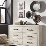 Ashley Furniture - Cambeck Dresser - White - Beige Wood - Dresser & Mirror - Additional View 7