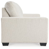 Ashley Furniture - Rannis Full Sofa Sleeper - Snow - Beige Fabric - Sofas - Additional View 4
