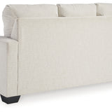 Ashley Furniture - Rannis Full Sofa Sleeper - Snow - Beige Fabric - Sofas - Additional View 5