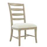RUSTIC PATINA SAND LADDERBACK SIDE CHAIR