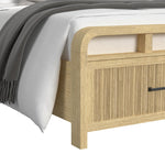 Elements International - Ridgemont Queen Bed - Light Brown Wood - Beds - Additional View 4