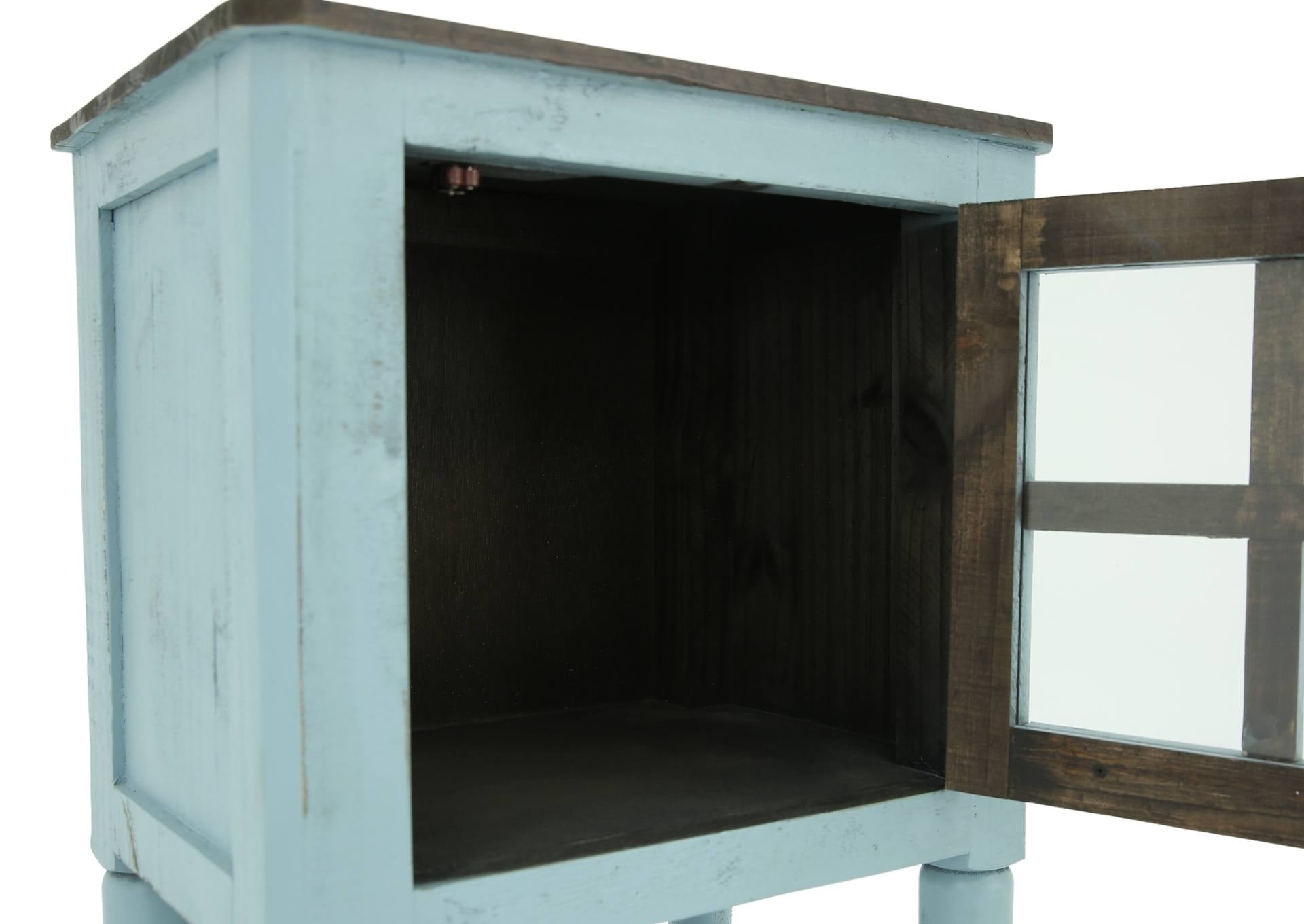 AUGUSTA RAFTWOOD/BLUE ACCENT TABLE - Additional View 2