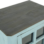 AUGUSTA RAFTWOOD/BLUE ACCENT TABLE - Additional View 3