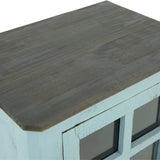 AUGUSTA RAFTWOOD/BLUE ACCENT TABLE - Additional View 3