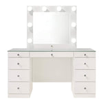 AVERY WHITE VANITY WITH LED MIRROR