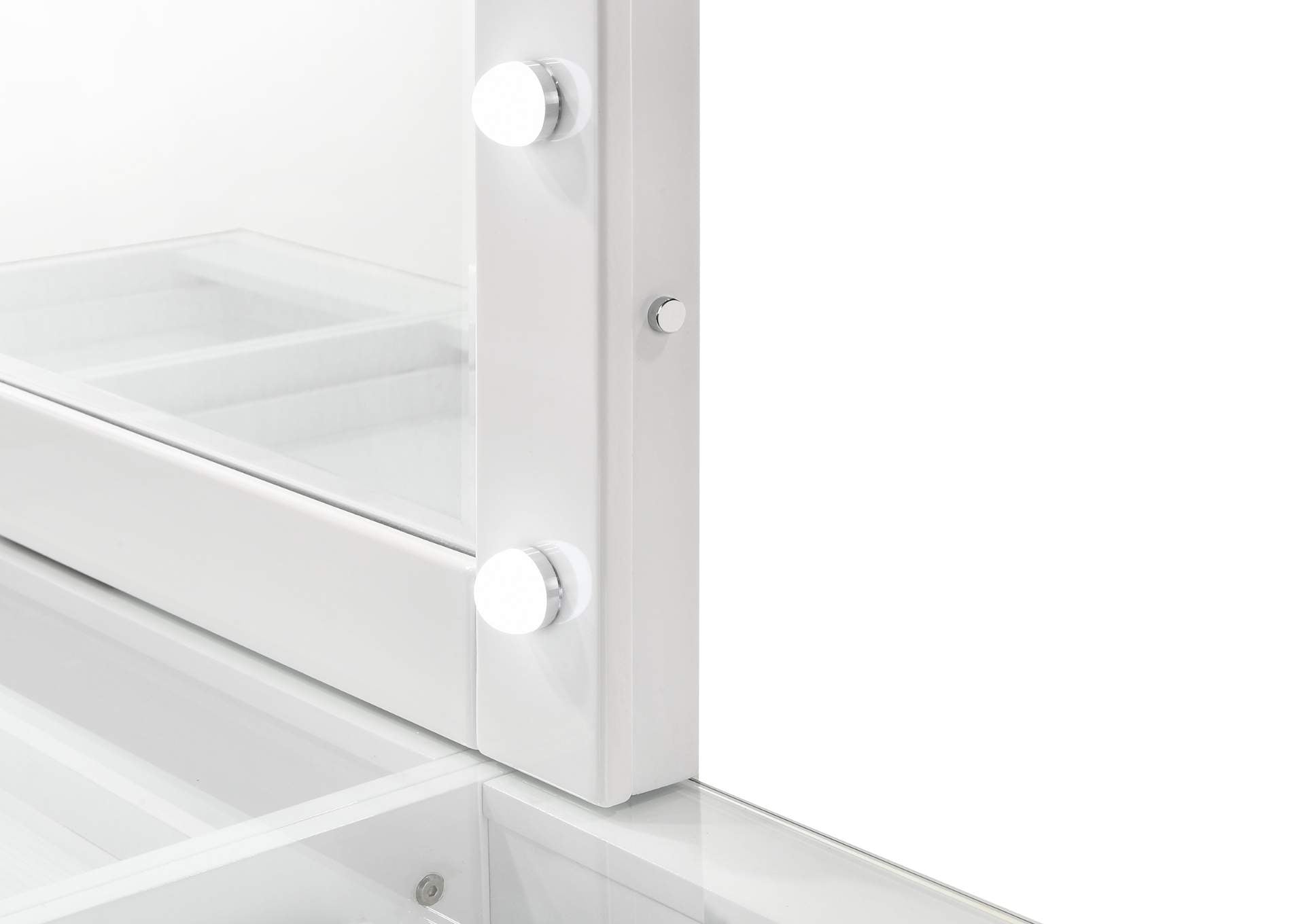 AVERY WHITE VANITY WITH LED MIRROR - Additional View 2