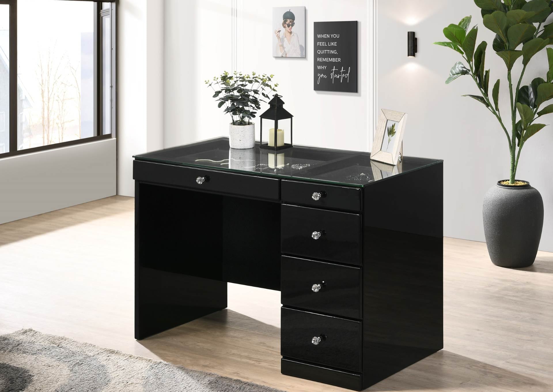 Morgan Vanity - Black - Additional View 2