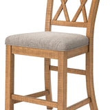 Ashley Furniture - HAVONPLANE COUNTER HEIGHT BARSTOOL - Light Brown Fabric|Wood - Stools - Additional View 2
