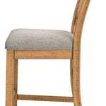 Ashley Furniture - HAVONPLANE COUNTER HEIGHT BARSTOOL - Light Brown Fabric|Wood - Stools - Additional View 6