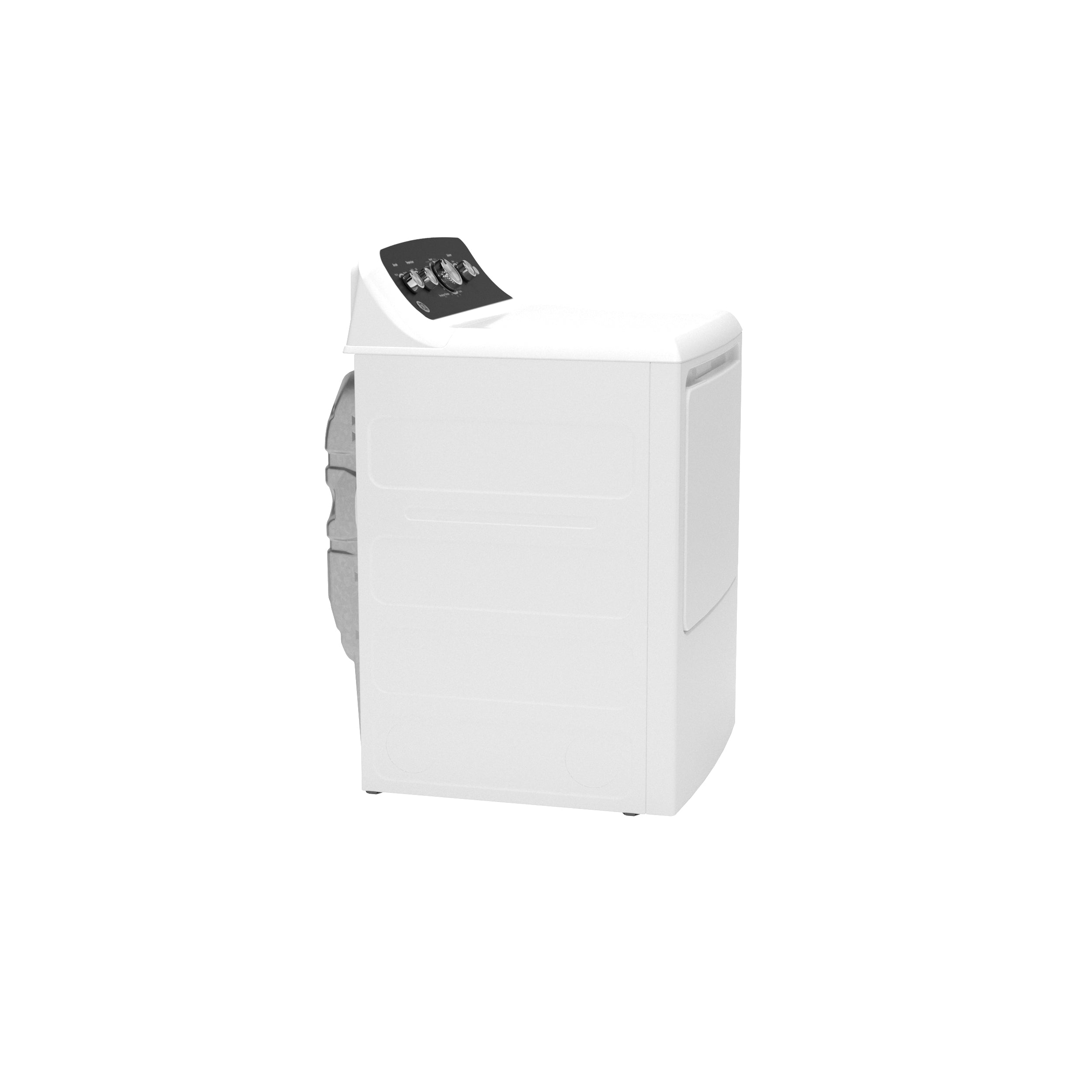 GE WHITE ELECTRIC 7.2CU DRYER WITH SPANISH PANEL - Dryers - Additional View 34