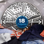 GE WHITE ELECTRIC 7.2CU DRYER WITH SPANISH PANEL - Dryers - Additional View 12