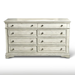 Steve Silver Furniture - Highland Park Dresser - White - Wood - Dresser & Mirror